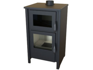 Kamna krbová BELLA THALIA Luna C, černá, 9,7kW