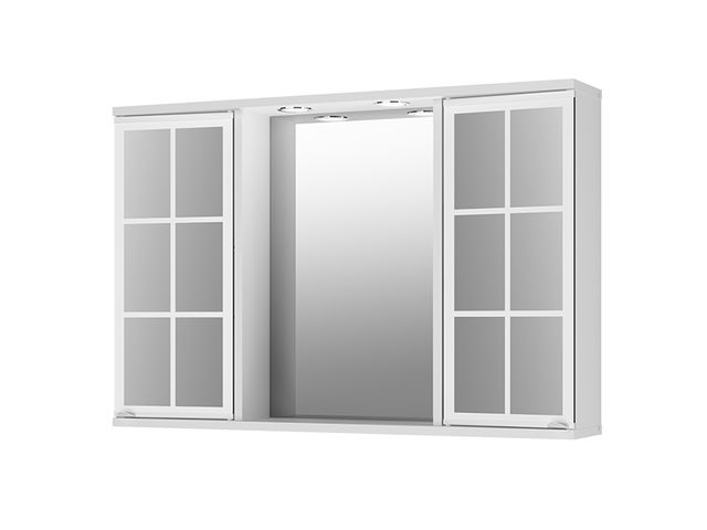 Obrázek produktu Skříňka zrcadlová Nia LED, 90 x 60,2 x 17,3, bílá
