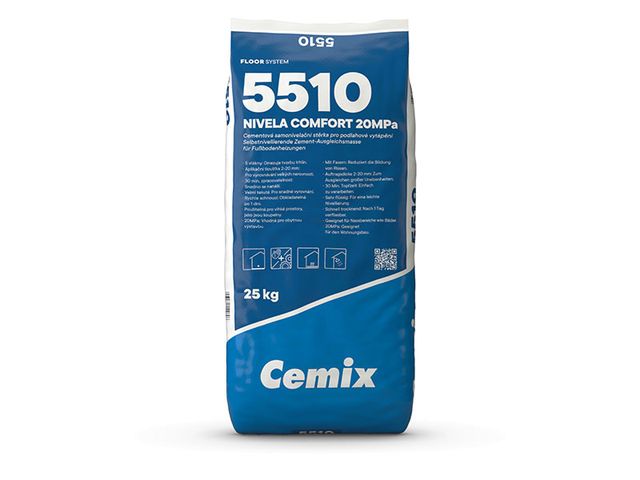 Obrázek produktu Cemix Stěrka samonivelační s vlákny 20MPa 25kg