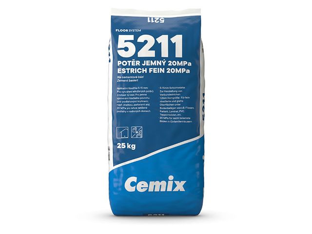 Obrázek produktu Cemix Potěr jemný 20MPa 25kg