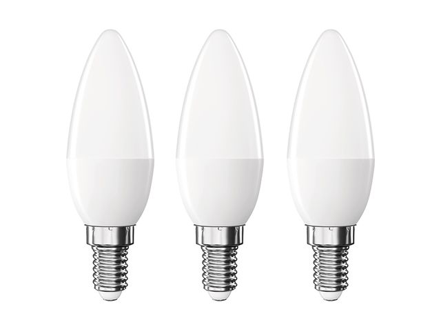 Obrázek produktu Žárovka LED CLS Candle E14 4,2W(40W) 470lm WW 3PC