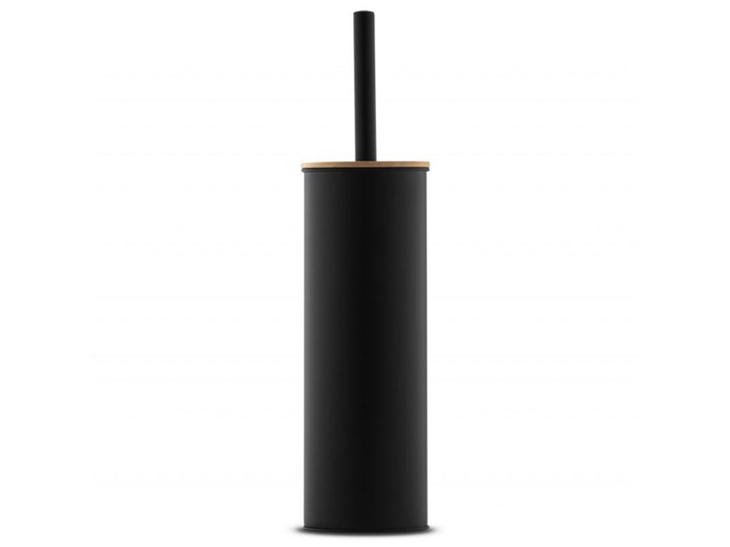 WC sada Dovre, Ø 9,5x39 cm, bambus/černá