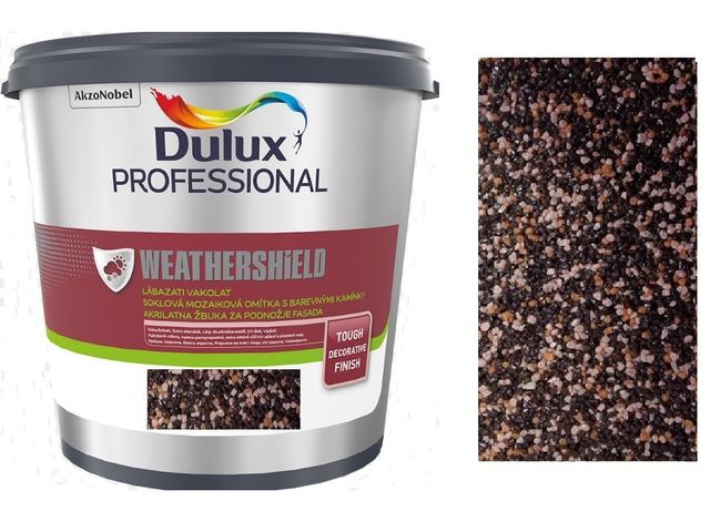 Obrázek produktu Omítka soklová mozaiková Dulux, ametyst 24 kg