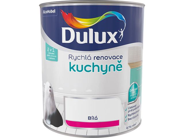 Obrázek produktu Renovace kuchyně Dulux, bílá 0,75 L