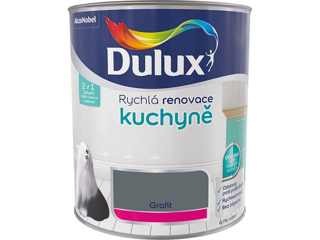 Obrázek produktu Renovace kuchyně Dulux, grafit 0,75 L