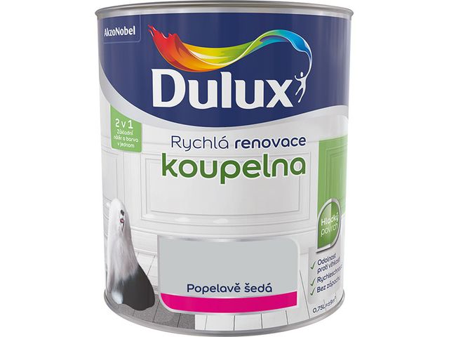 Obrázek produktu Renovace koupelna Dulux, popelavě šedá 0,75 L