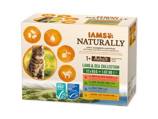 Kapsička IAMS Naturally maso v omáčce multipack 12x85g