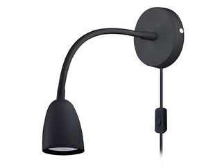 Lampa nástěnná LED stmívatelná 4W 280lm 3000K černá