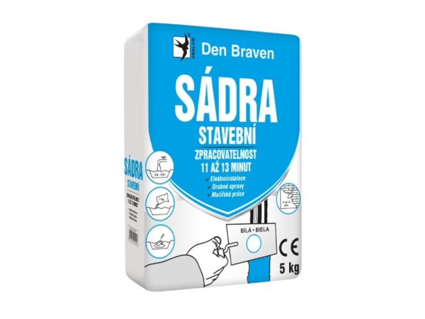 Sádra stavební 5kg