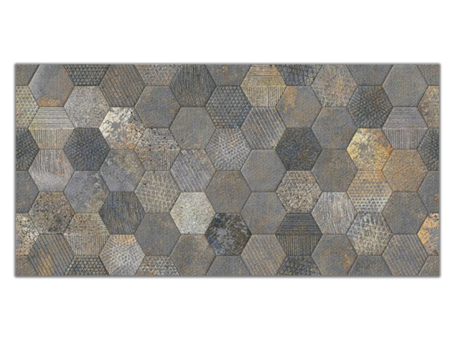Obrázek produktu Dekor Sidero dark hexagon 30x60cm