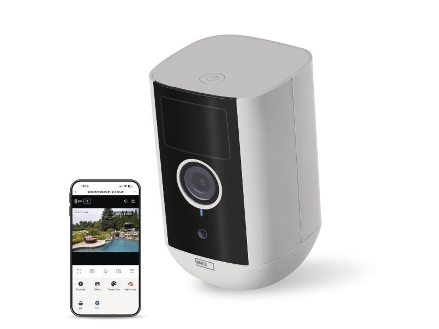 Kamera venkovní IP65, na baterie, GoSmart IP-210 Android™/IOS/5MPx
