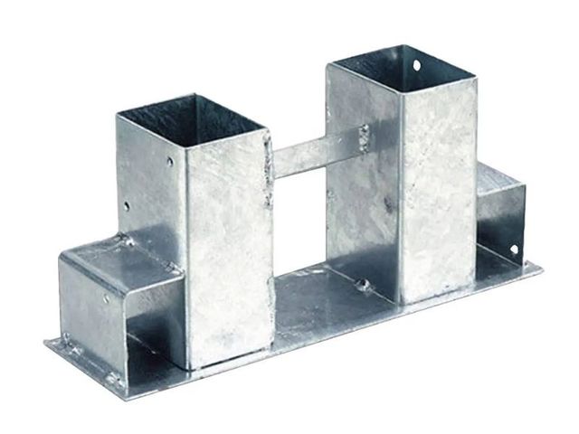 Obrázek produktu Stojan na palivové dřevo, pozinkovaný, 2x340x150mm, otvory 80x60/60x40mm