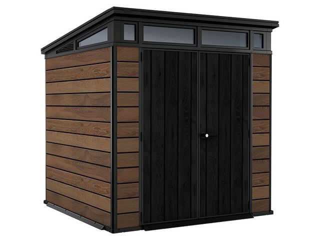 Obrázek produktu Domek zahradní PENT Signature HORIZONTAL WALNUT 7x7 hnědý