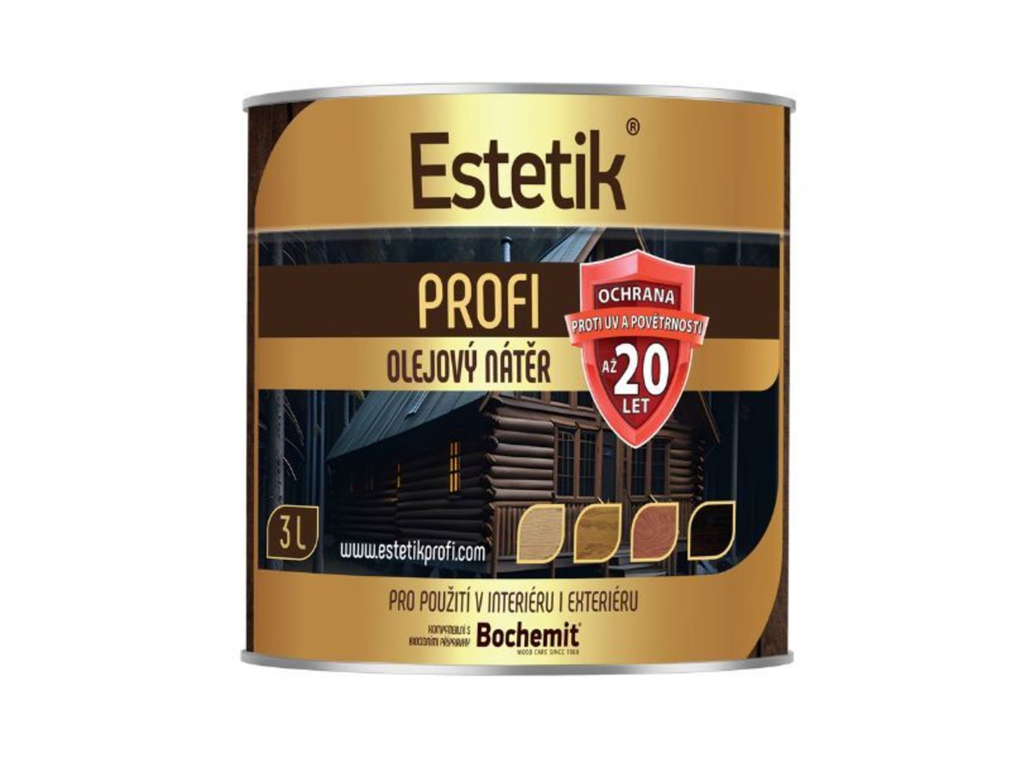 Estetik® Lazura Estetik Profi, Palisandr 3 l