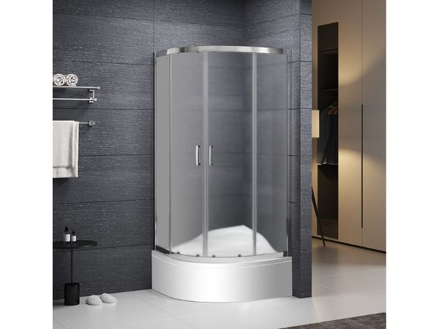 Obrázek produktu Kout sprchový Lozano 90 LH/sklo matt, R550, 90x90x165, pro hl. vaničku