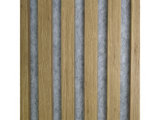Panel obkladový akustický DESIGN dub přírodní (šedý filc) 20x400x2600mm, 1,04m2