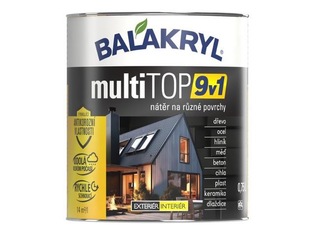 Obrázek produktu Balakryl MULTI TOP 9v1, 1023 žlutá dopravní 2,5 l