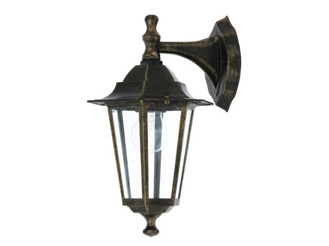Obrázek produktu Lampa nástěnná venkovní VELENCE- směr dolů, antická zlatá