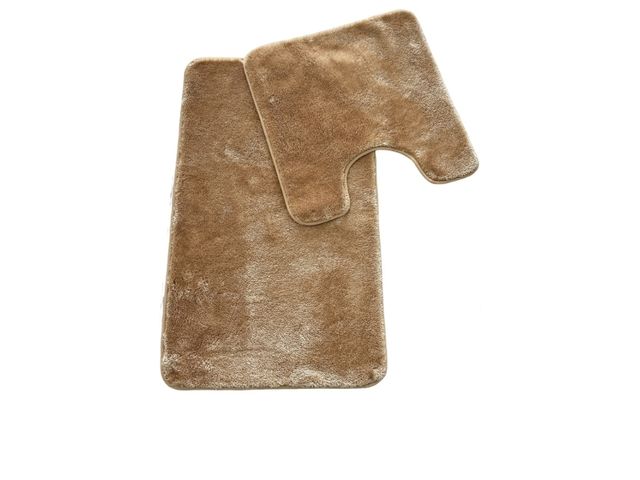 Obrázek produktu Předložka koupelnová taupe výkroj 2-dílná sada 50x80cm/50x50cm