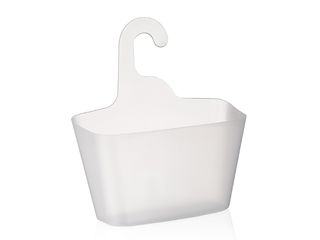 Košík závěsný Mandy 28,5x15,5x12, plast, transparentní