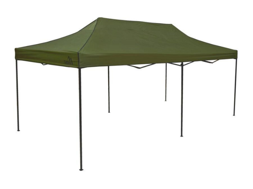 Párty stan nůžkový WATERPROOF 3 x 6 m zelený. EAN: 8591686133394