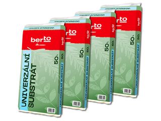 Substrát Berto 50l set 4 ks