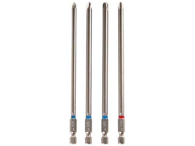 Sada dlouhých bitů 4 ks, 150mm, PH/PZ | UNI HOBBY - rozumíme českým kutilům