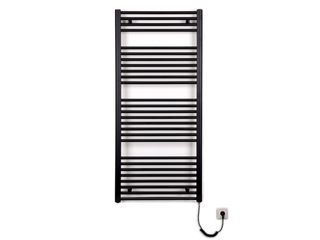 Těleso koupelnové elektrické 600/1680 typ KD-E 800W TT, RAL 9005 černé