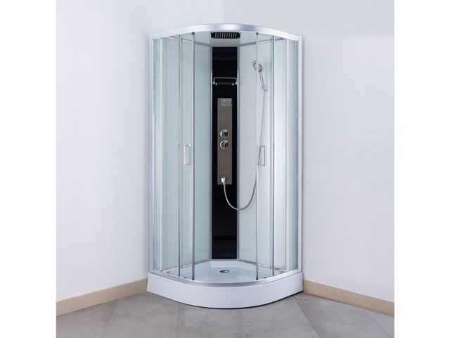 Obrázek produktu Box sprchový Aben Round 90x90x215, radius, LH/Transparent
