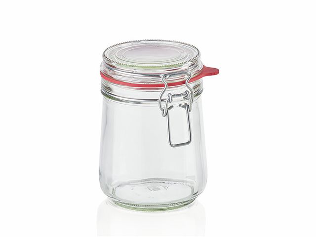 Obrázek produktu Sklenice zavařovací s klipem a těsnící gumou 800 ml