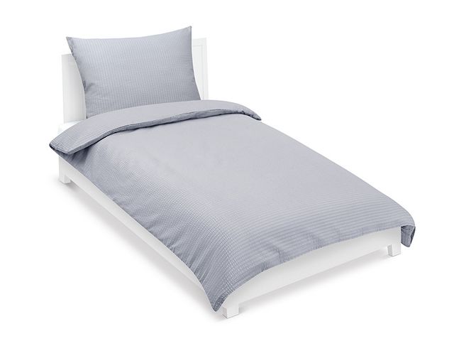Obrázek produktu Povlečení krep 80/800, 140x200, 70x90 cm, uni šedá