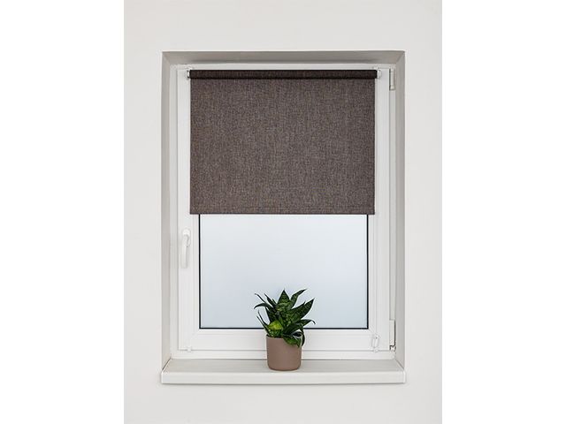 Obrázek produktu Roleta Bau Mini 81x150 melange 739 tmavě hnědá