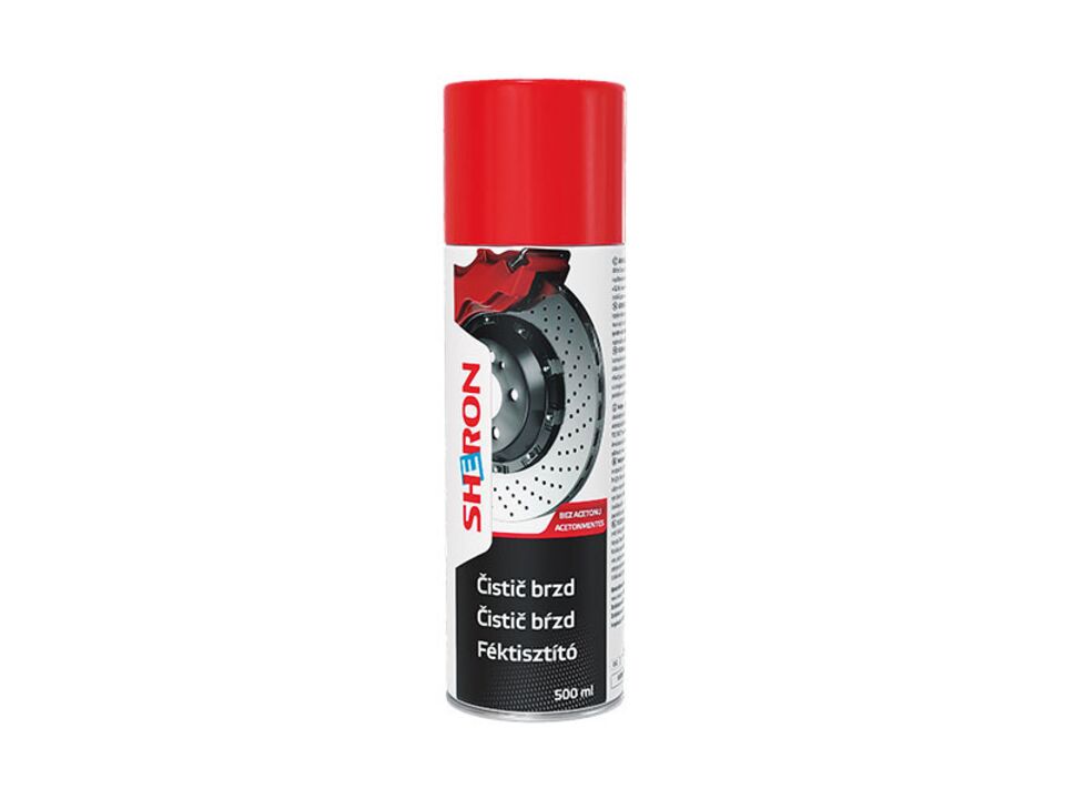 Čistič brzd bez acetonu 500 ml SHERON. EAN: 8595642007828
