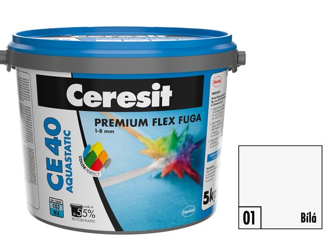 Obrázek produktu Hmota spárovací CE 40 Bílá 5kg