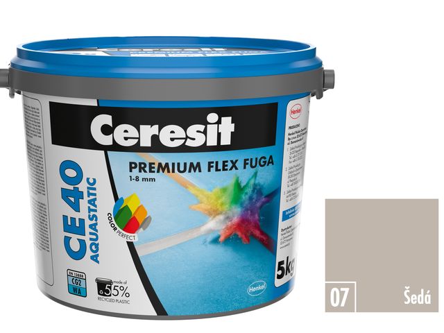 Obrázek produktu Hmota spárovací CE 40 Šedá 5kg