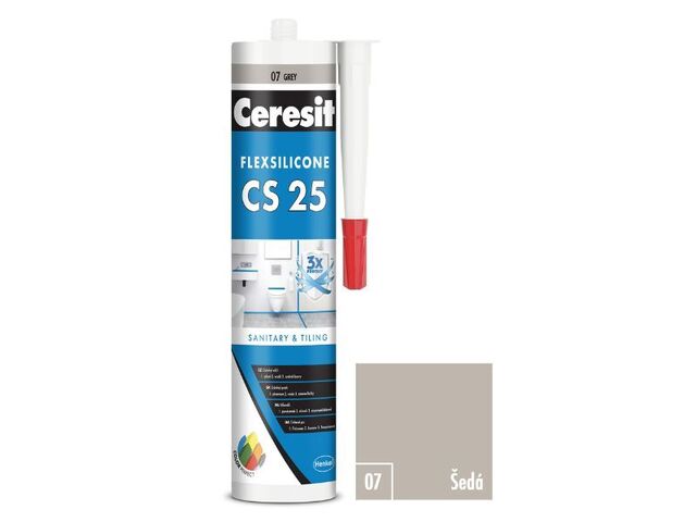 Obrázek produktu Silikon sanitární CS 25 Šedá 280ml