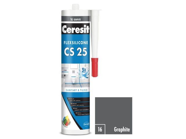 Obrázek produktu Silikon sanitární CS 25 Graphite 280ml