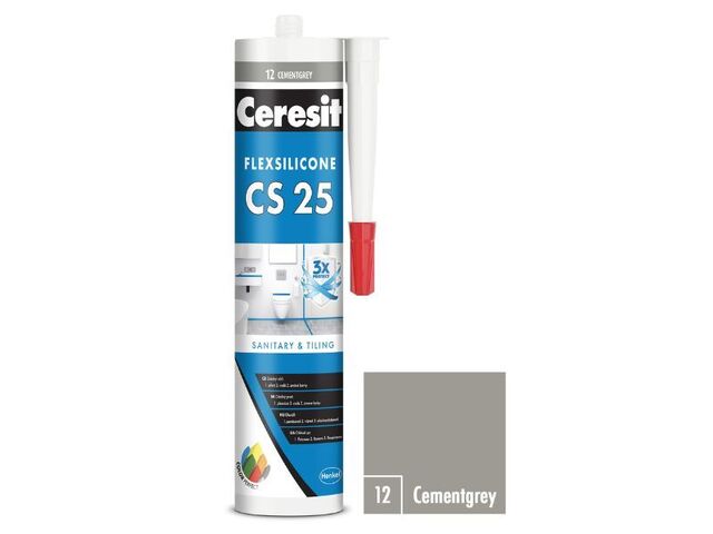 Obrázek produktu Silikon sanitární CS 25 Cementgrey 280ml