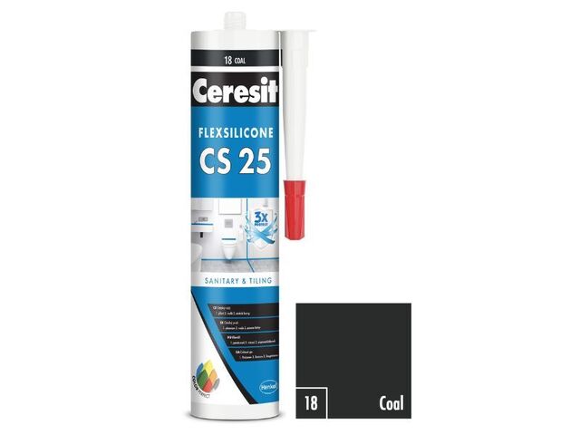 Obrázek produktu Silikon sanitární CS 25 Coal 280ml