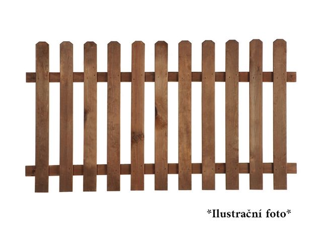 Obrázek produktu Plot laťkový MUSTANG, impreg. hnědá borovice, 100x180cm