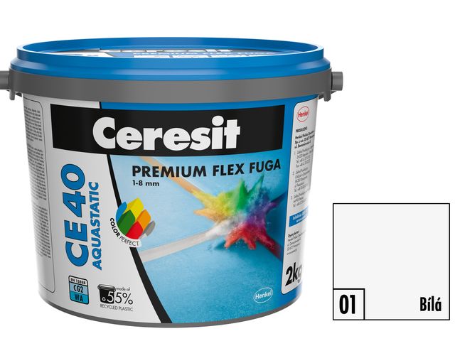 Obrázek produktu Hmota spárovací CE 40 Bílá 2kg