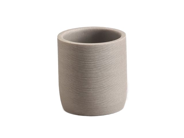 Obrázek produktu Kelímek Riko, polyresin, taupe/bambus