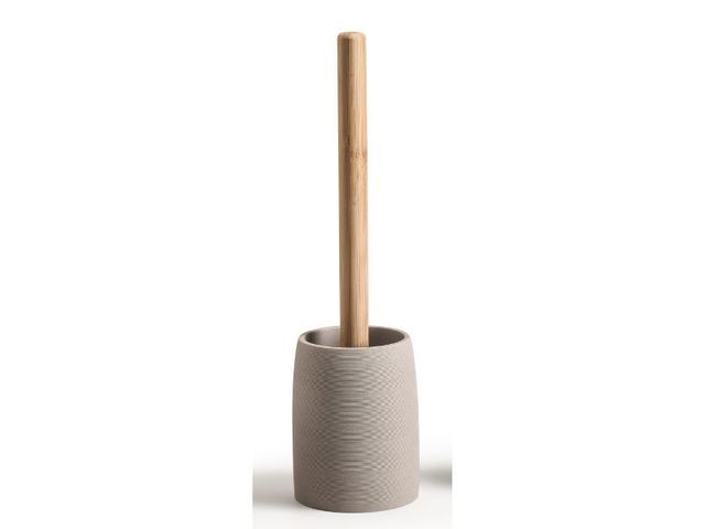 Obrázek produktu WC štětka Riko, polyresin, taupe/bambus