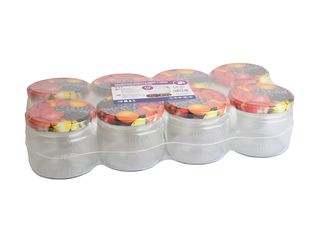 Sklenice zavařovací 330 ml TWIST 82 + víčka mix (8 ks)