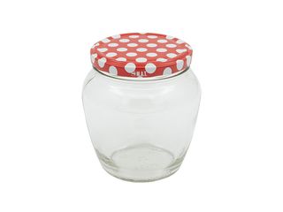 Sklenice zavařovací 550 ml TWIST 82 + víčka PUNTÍK (8 ks)