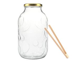 Sklenice s víčkem OVOCE + kleště 5 l, pr. 100