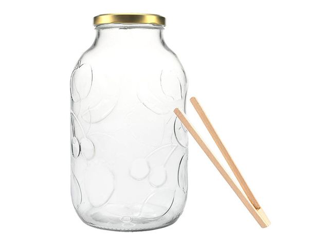 Obrázek produktu Sklenice s víčkem OVOCE + kleště 5 l, pr. 100