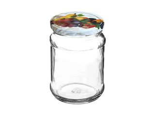 Sklenice zavařovací TWIST 370 ml + víčko TO 66 MIX ovoce, 12 ks ve fólii