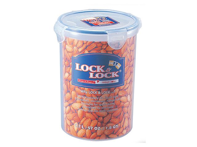 Obrázek produktu Dóza na potraviny LOCK 1,8 l, plast, pr. 11,6 cm