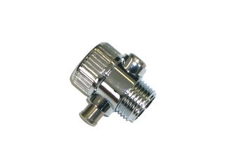 Stop ventil ke sprchové hadici 1/2" mosaz/plast/chrom